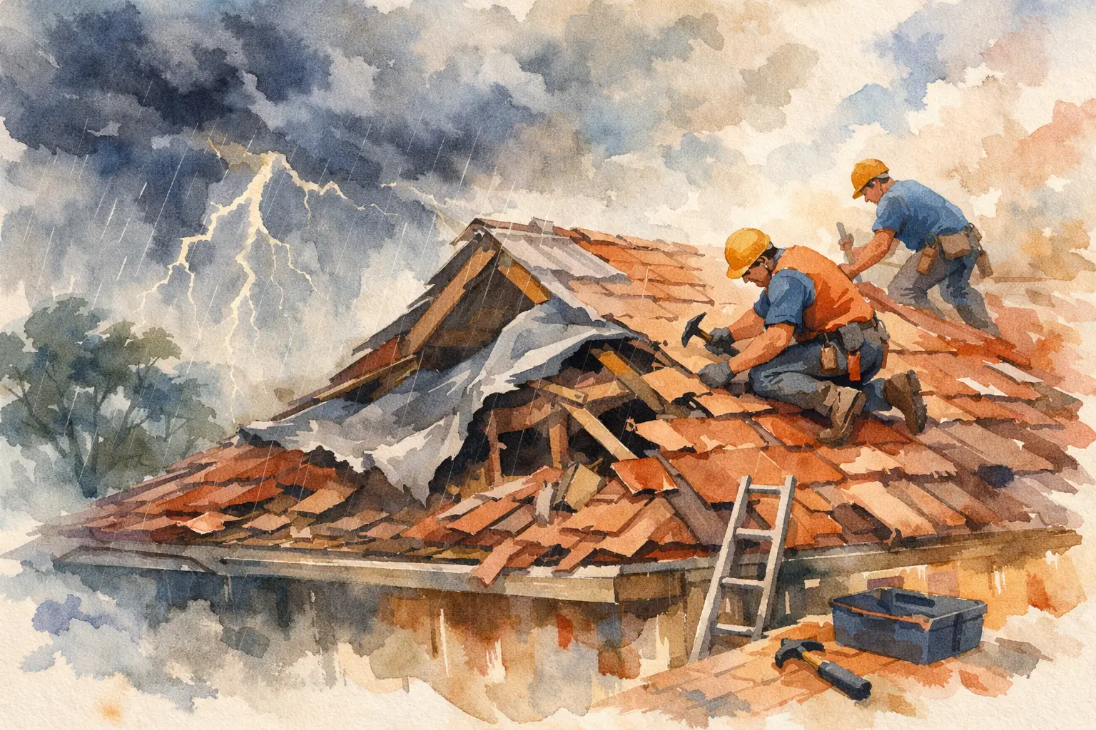Storm Damaged Roof Repair: What to Do Fast