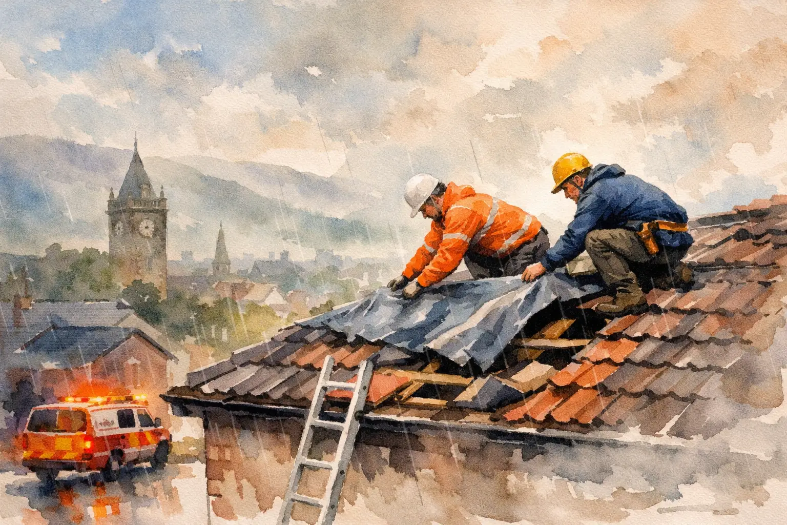 Emergency Roof Repair Alloa - Safe First Steps