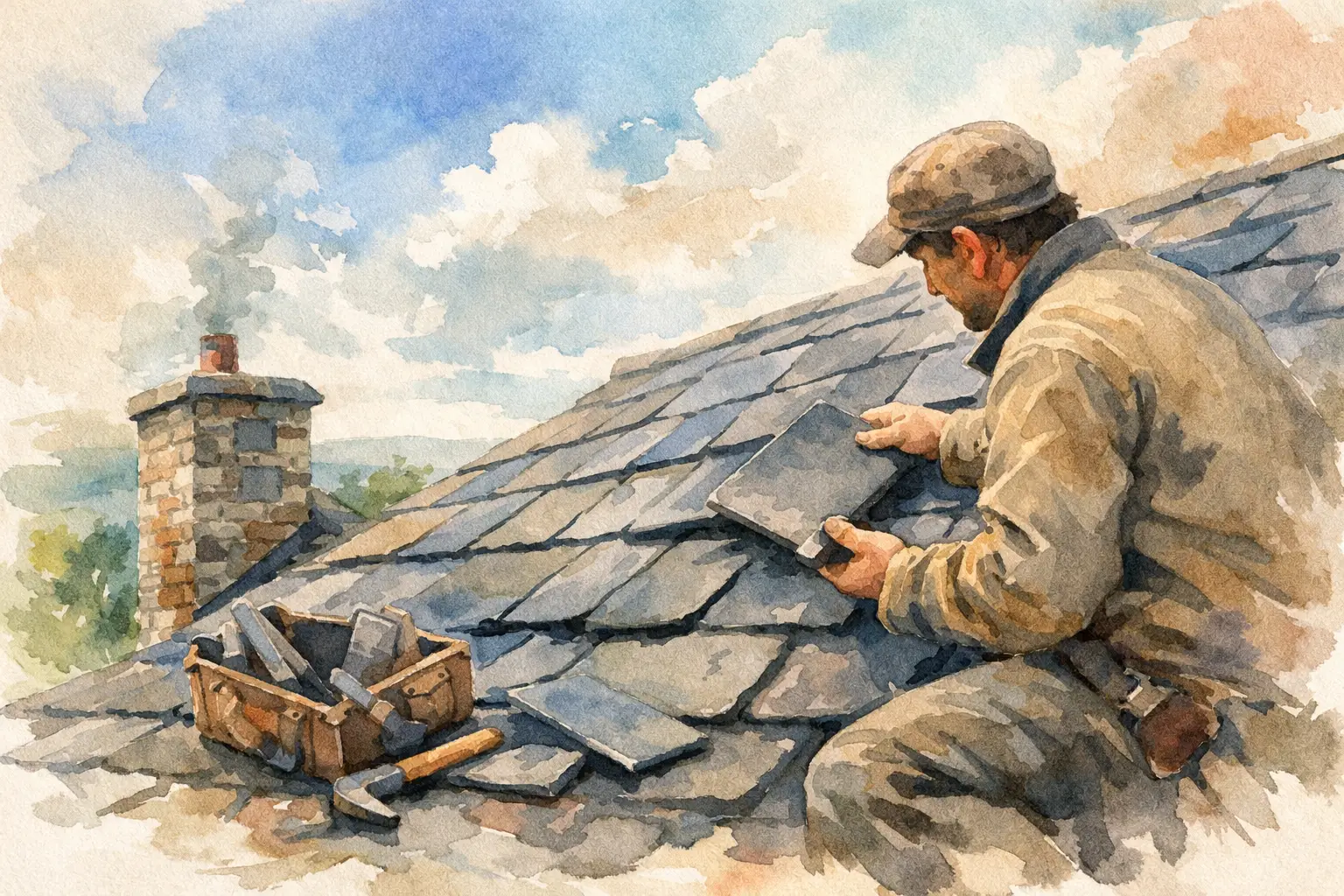 Fixing Slipped Roof Slates Before Leaks Start