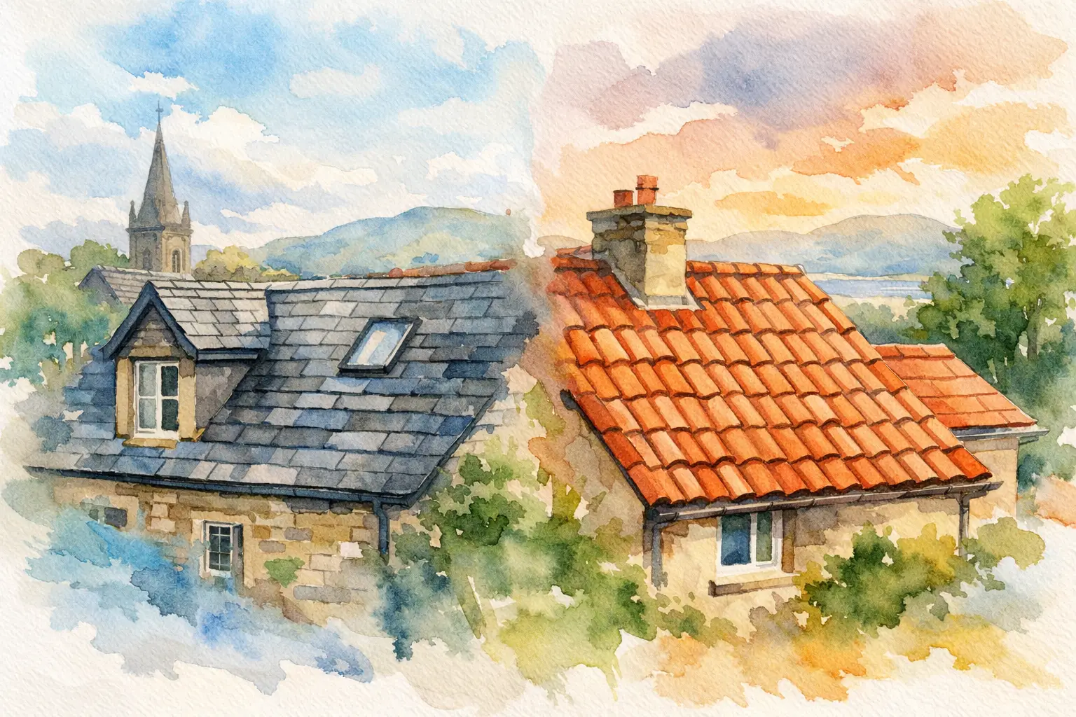 Slate vs Tile Roofs for Falkirk Properties
