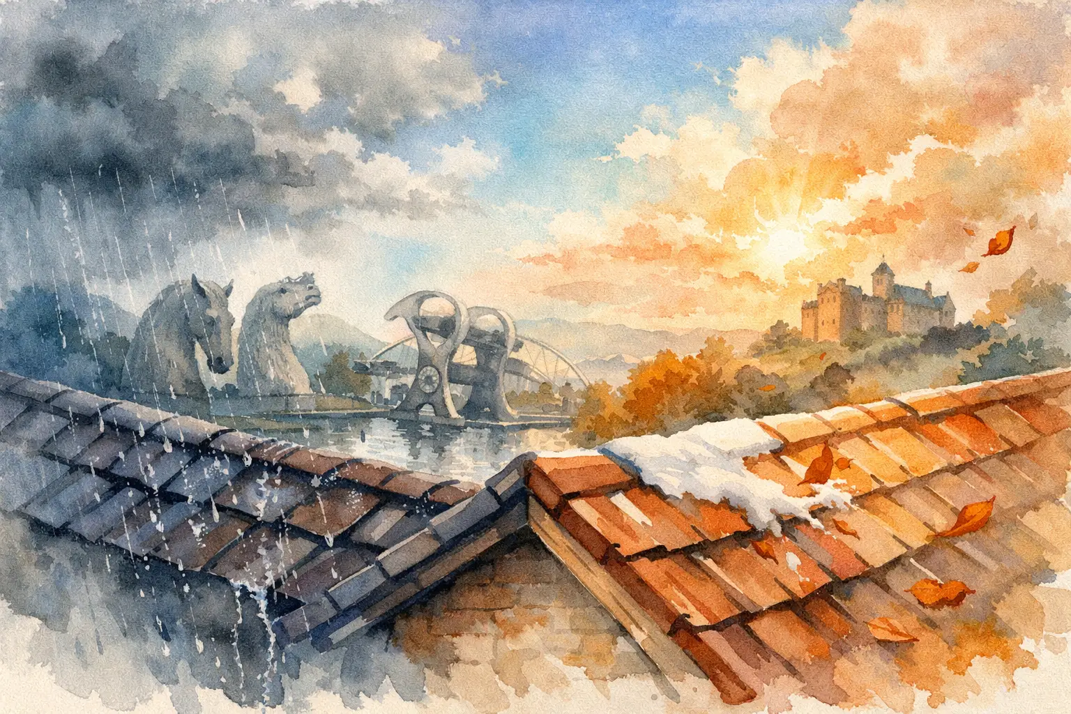 How Falkirk’s Weather Impacts Your Roof Seasonally